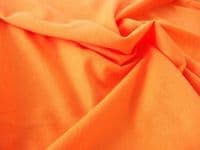 Faux Suede Suedette 100% Polyester Fabric Materia 170g - ORANGE